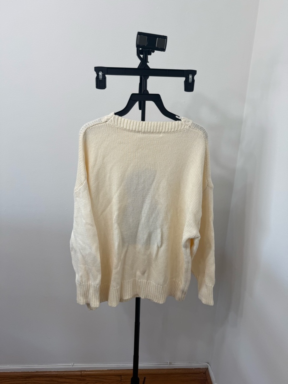 Altar'd State Cream Teddy Graphic Crewneck Sweater - Picture 6 of 6